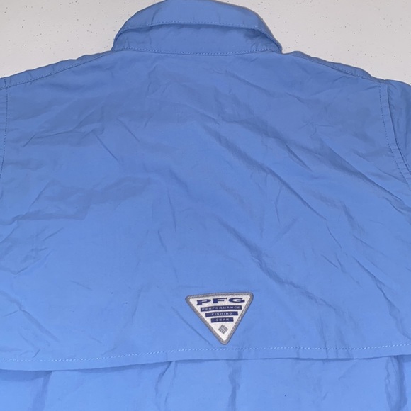 Columbia Outdoors PFG Boy’s Youth Long Sleeve Button Up Fishing Shirt M 10/12 - Picture 9 of 10